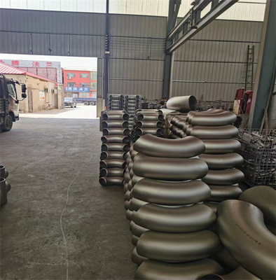 HL Cilalı 12 İnç 90 Derece Dirsek SS304 316L Paslanmaz Çelik 304L Boru Ek Parçaları