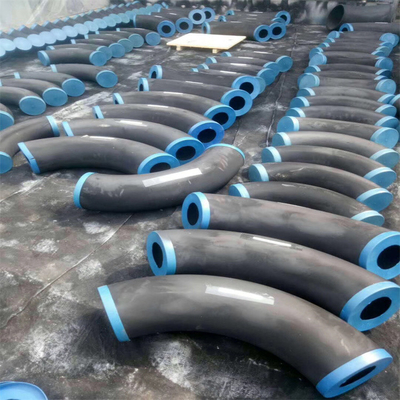 STD Galvanizli Dövme Çelik Ek Parçalar Flanş Kaynağı Sch 160 Uzun Yarıçap 90 Derece Büküm