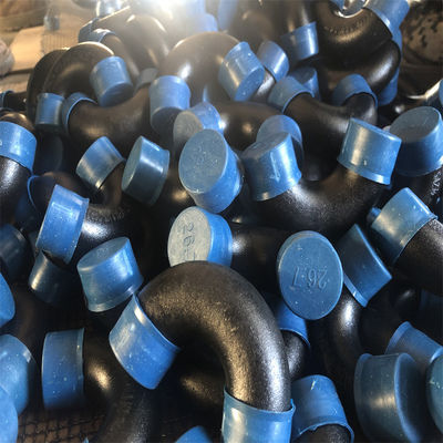 Sch 80 90 Derece Karbon Çelik Dirsek A234 WPB MSS Bağlantı için Dikişsiz 1-1 / 2''