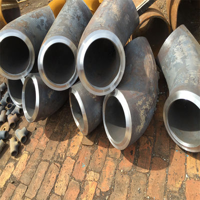 Sch 80 90 Derece Karbon Çelik Dirsek A234 WPB MSS Bağlantı için Dikişsiz 1-1 / 2''