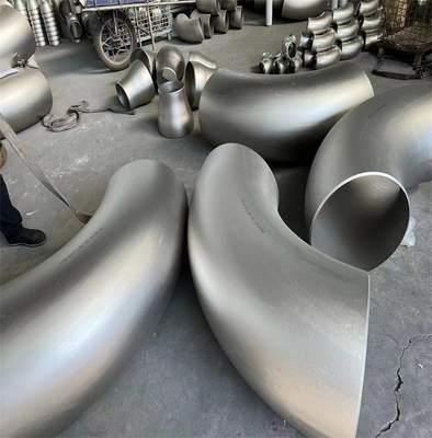 Sch 40 ASME B16.9 Karbon Çelik Boru Ek Parçaları STD MS 1.5D Uzun Yarıçap 90 Dirsek