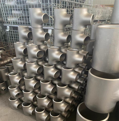 316 304 Paslanmaz Çelik Tee Parçalarını Azaltma KS Alın Kaynak 48 X 22 İnç