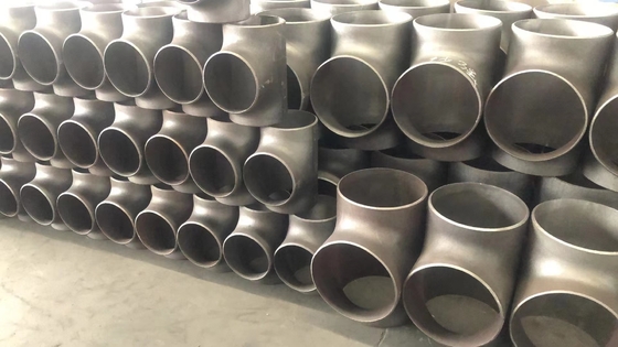DIN 2391 Sınıf 1500 Tee Karbon Çelik Düz Tee Fitting ASTM A53 A234 GR. WPB Sorunsuz