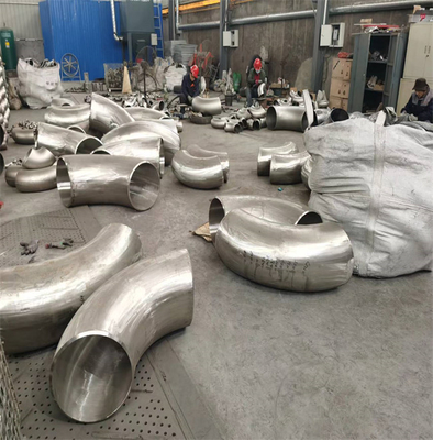 Sch 40 ASME B16.9 Karbon Çelik Boru Ek Parçaları STD MS 1.5D Uzun Yarıçap 90 Dirsek