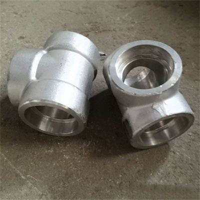 Asme 16.11 3000lbs A105 Karbon Çelik Dövme Boru Ek Parçaları Soket Kaynak Tees