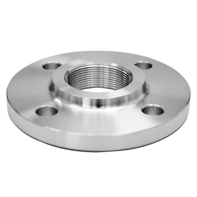 ASME B16.5 Dövme A105N Yükseltilmiş Yüz Karbon Çelik NPT / BSPT Dişli Flanş